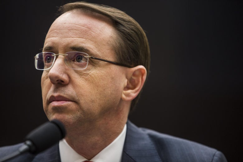 U.S. Deputy Attorney General Rod Rosenstein